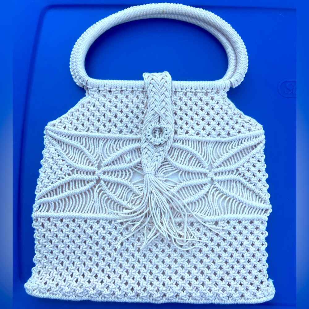 Woven Beach purse